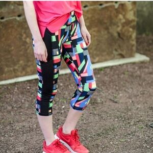 Sweaty Betty crop run leggings- Santa Marta